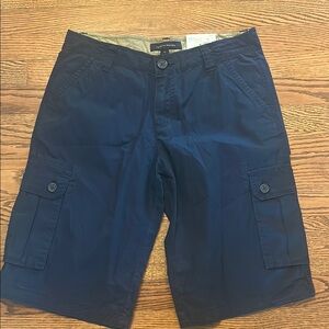 Tommy Hilfiger Navy Blue Cargo Shorts- new with tags